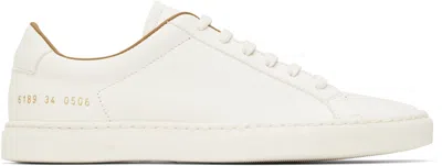 Common Projects Beige Original Achilles Low Sneakers In 3154 Cremino