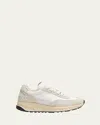 Common Projects Logo-print Leather Sneakers In White
