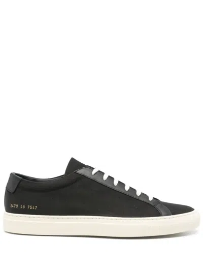 COMMON PROJECTS BLACK ACHILLES SNEAKERS