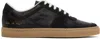 Common Projects Achilles Leather And Suede Sneakers In Black