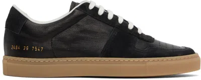 Common Projects Black Bball Duo Slim Sneakers In 7547 Black