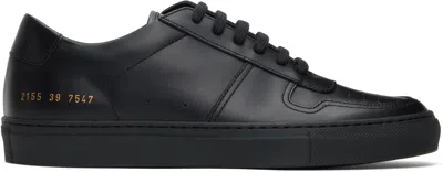 COMMON PROJECTS BLACK BBALL LOW SNEAKERS