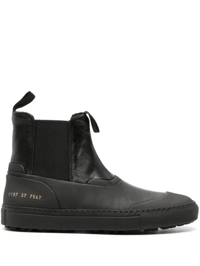 Common Projects Black Chelsea Special Edition Boots For Women