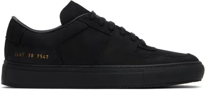 Common Projects Black Decades Sneakers In 7547 Black