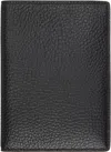Common Projects Black Folio Passport Holder In Black
