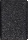 Common Projects Black Folio Wallet In 7001 Black Textured
