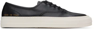 Common Projects Black Four Hole Sneakers