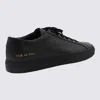 Common Projects Bball Low Bumpy Leather Sneakers In Black
