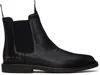 Common Projects Leather Chelsea Boots In 7547 Black