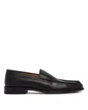 Common Projects Black Leather Loafers In Black