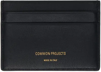 Common Projects Black Multi Card Holder In 7547 Black