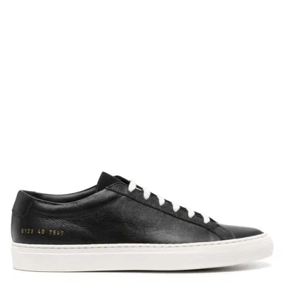 Common Projects Black Nubuck Achilles Sneakers