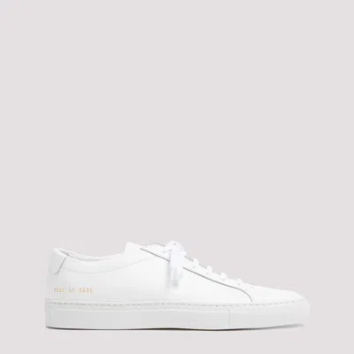 Common Projects Original Achilles Low Leather Sneakers In White