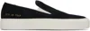 COMMON PROJECTS BLACK SLIP ON SUEDE trainers