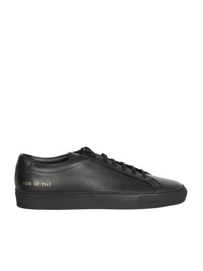 Common Projects Original Achilles Sneaker In Black Leather