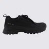 Common Projects Track Hiker Rubber-trimmed Suede Sneakers In Black