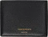 Common Projects Black Standard Wallet In 7001 Black Textured