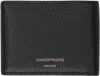 Common Projects Black Standard Wallet In 7001 Black Textured