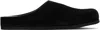 Common Projects Suede Clog In 7547 Black
