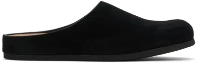 COMMON PROJECTS BLACK SUEDE LOAFERS