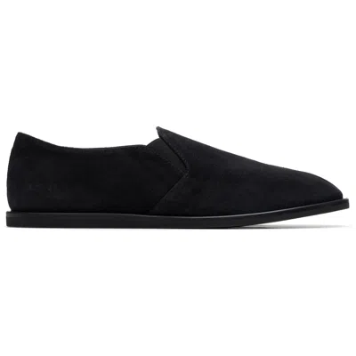 Common Projects ブラック スエード スリッポン In Black 7547
