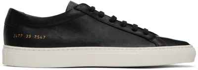 Common Projects Black Summer Achilles Sneakers In 7547 Black