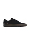 Common Projects Black Tennis Trainer Sneakers In Black