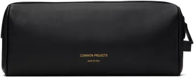 Common Projects Black Toiletry Pouch In 7547 Black