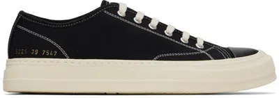 Common Projects Tournament Canvas Sneakers In Black