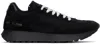 COMMON PROJECTS BLACK TRACK CLASSIC SNEAKERS