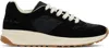 Common Projects Suede Nylon Track Sneakers In 7547 Black