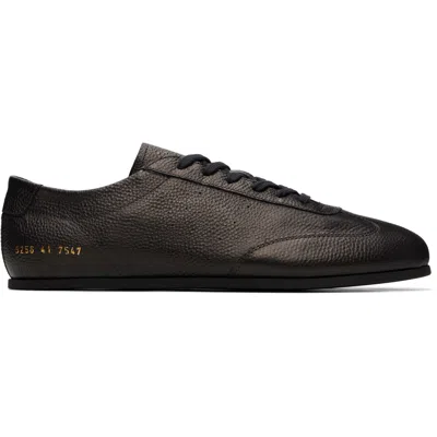Common Projects Black Winter Driving Sneakers In Black 7547