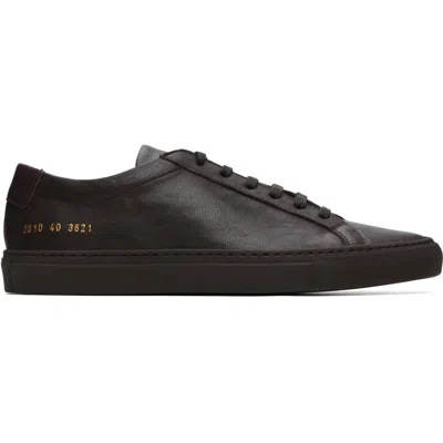 Common Projects ブラウン Achilles Premium レザースニーカー In Brown 3621