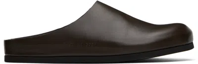 COMMON PROJECTS BROWN CLOG LOAFERS