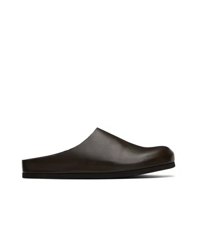COMMON PROJECTS BROWN CLOG LOAFERS