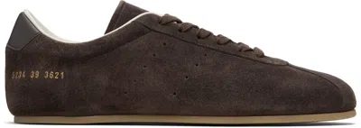 Common Projects Brown Driving Sneakers In Black