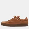Common Projects Brown Leather Achilles Lace Up Sneaker In Brown