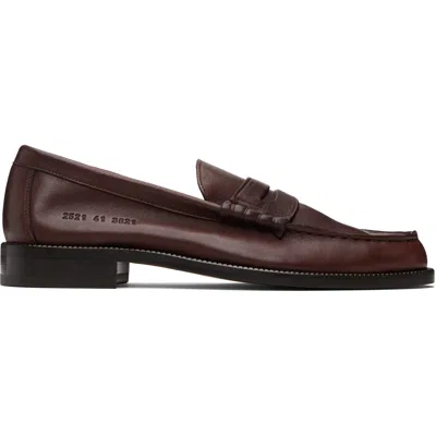 Common Projects ブラウン レザー ローファー In Brown 3621