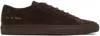 COMMON PROJECTS BROWN ORIGINAL ACHILLES SUEDE SNEAKERS