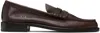 Common Projects Brown Soft Loafers In Brown