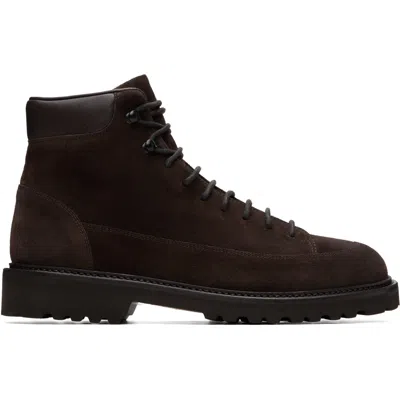 Common Projects ブラウン Hiker スエード ブーツ In Dark Brown 9417