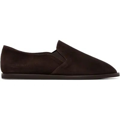 Common Projects ブラウン スエード ローファー In Dark Brown 9417
