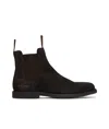 Common Projects Chelsea Classic Ankle Boots In Black Suede In Black