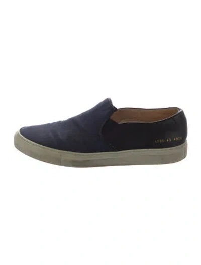 Pre-owned Common Projects Canvas Loafers In Blue