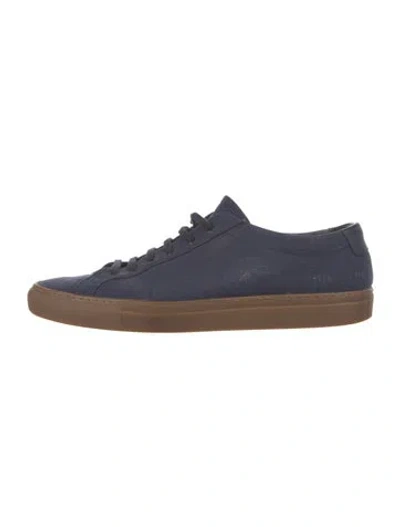 Pre-owned Common Projects Canvas Sneakers In Blue