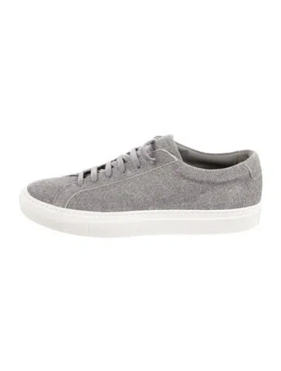 Pre-owned Common Projects Canvas Sneakers In Grey