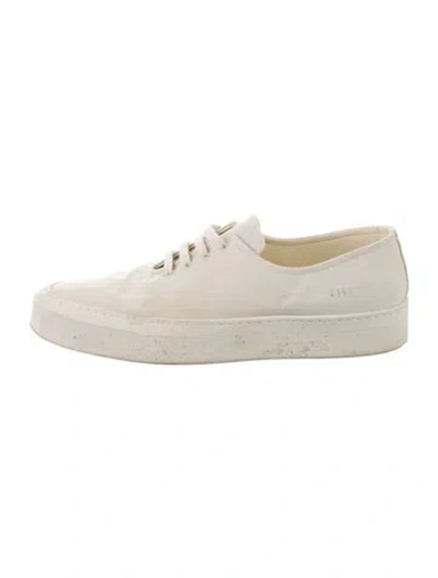Pre-owned Common Projects Canvas Sneakers In Neutral