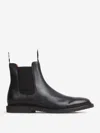 Common Projects Elastic-sided Leather Chelsea Boots In Black