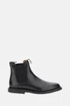 Common Projects Elastic-sided Leather Chelsea Boots In Black