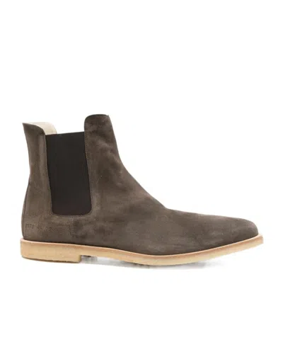 Common Projects Chelsea Boots In Gray